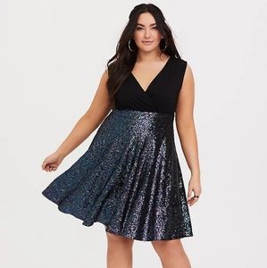 Torrid Special Occasion Sequin Skater
